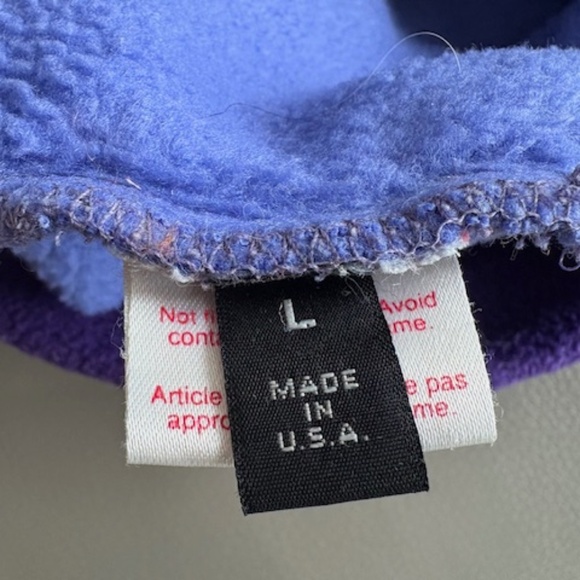 PATAGONIA fleece beanie hat toque sz L unisex adults purple lavender - Picture 4 of 10